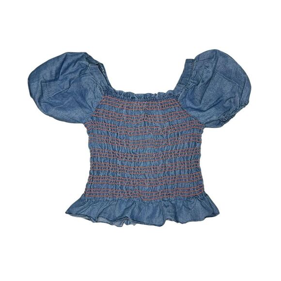 Vince Camuto Girls 12 Matching Set Floral Shorts and Top Outfit - Picture 4 of 6